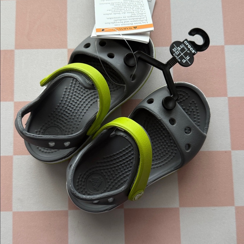 Croc “Bayaband Sandals” Size c6 (child)